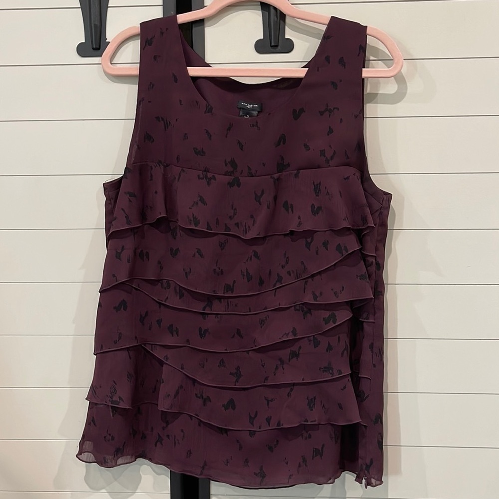 Ann Taylor sleeves too with ruffles. Such a cutie